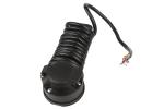 Black OEM Standard Straight 12v 7 Pole Trailer Cable