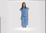 Short Sleeve Patient Surgical Gown , Disposable Plastic Gowns Anti Permeate