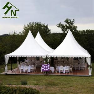 China White Stainless Aluminum Alloy Pagoda Event Tent High Peak Dome On Top wholesale