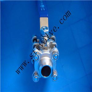 China 3PC Female Threaded Stainless Steel 304 Manual Ball Valve Dn50 wholesale