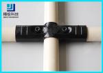 Straight Way Metal Pipe Joints PE Coated Steel Pipe For Warehouse Shelves HJ-4
