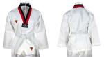 110-180cm white Custom taekwondo clothes uniform suits manufacturer