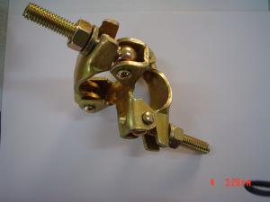 China Zinc Plated Scaffolding Pressed Double Coupler / Forged Swivel Coupler wholesale