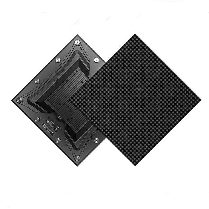 320*320mm Smart Outdoor LED Display Module with IP67 Integrated Power Box Front Service