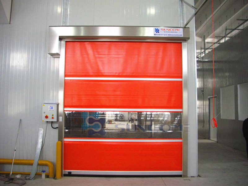 Warehouse Rolling Shutter Gate , High Speed Industrial Garage Doors
