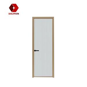 China Powder Coated Aluminum Casement Door Glass Slim Narrow Frame wholesale