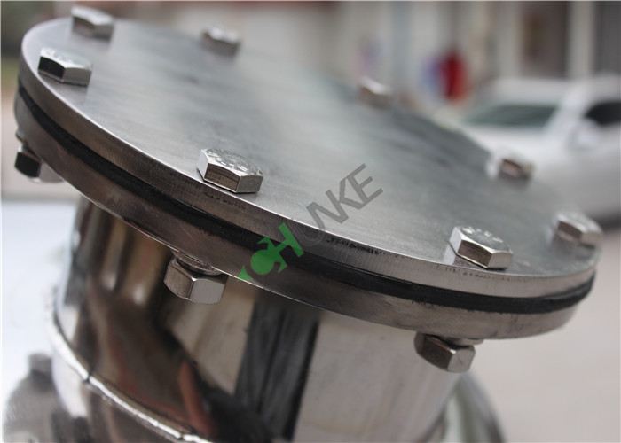 Mechanical Fluid Filtration Stainless Steel Cartridge Filter Housing 0.05mPa-0.6 MPa