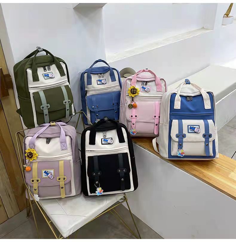 Oxford Textile Middle School Student Bag Large Capacity