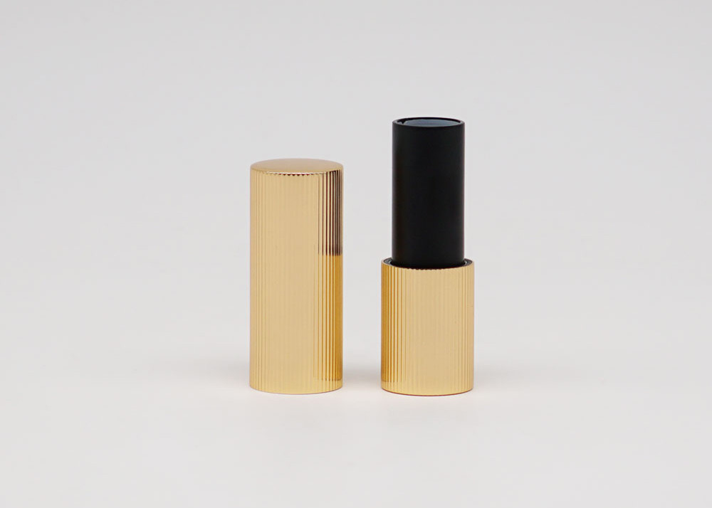 OEM Aluminium Lip Balm Containers Color Spraying Surface