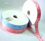 Personalised 32mm x 90y Printed Red Ribbon Roll for Gift bag , Fruit basket ,