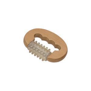 China Plastic Roller Wooden Body Massager 9cm Width For Household wholesale