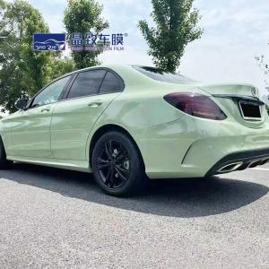 China WRAPMASTER ROHS Certificate Car Sticker Air Bubble Free car film Clear Protection Khaki Green Car Wrapping wholesale