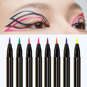 China High Pigment Waterproof Rainbow Neon Color Eyeliner wholesale