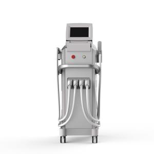 China Skin Tightening Multi Functional Laser 4 Handpiece Brushless DC Water Pump With Lift 15m wholesale