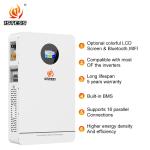 6000 Cycles 10-year Lifepo4 Battery Lithium Ion Solar Battery 5.12kwh 25.6v