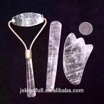 Pink Blood Circulation Jade Stone Rollers 145mm Length