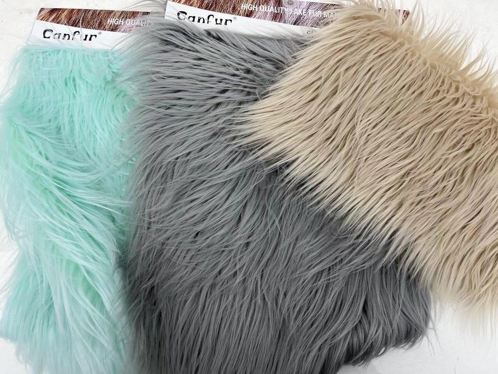 Garment Home Textile Toys and Auto Upholstery 36F Yarn Count Printing Plush/Fake Faux Fur Fabric