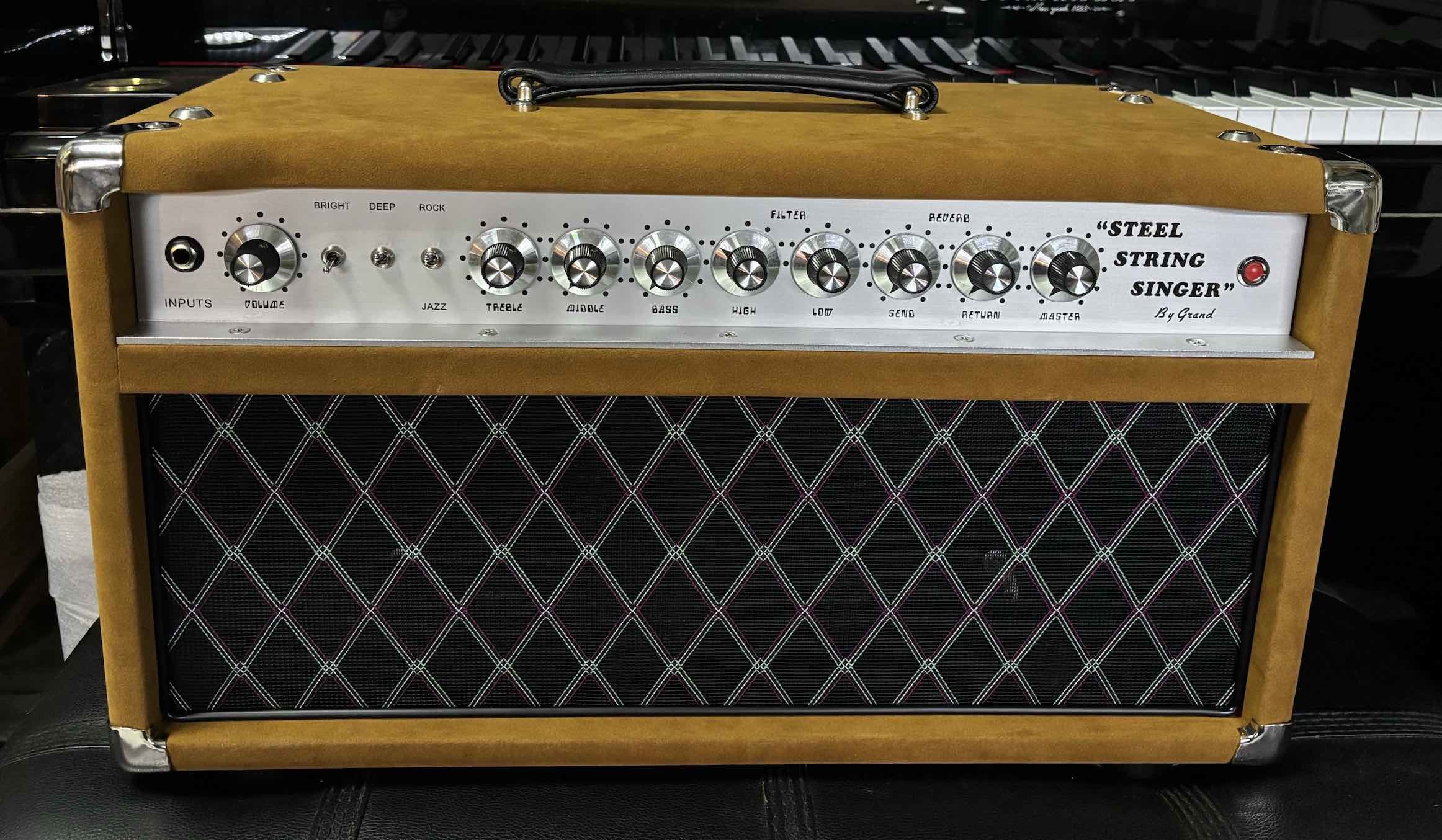 Custom Dumble Steel String Singer Clean Reverb Tone SSS20 ECC83S*5 EH 6V6*2, Handmade Grand Guitar Amp Head 20W 50W 100W Optional
