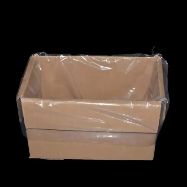 Custom Size Clear/Back Plastic LDPE Pallet Cover Bin Liner Box Liner Bag in Box Reusable Grocery Box Bags