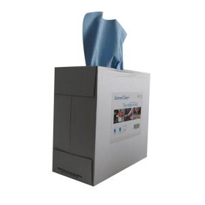 China Lint Free Blue Degreasing Industrial Cleaning Wipes wholesale