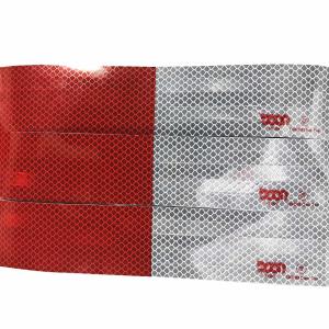 China White And Red Car Reflective Stickers High Brightness wholesale