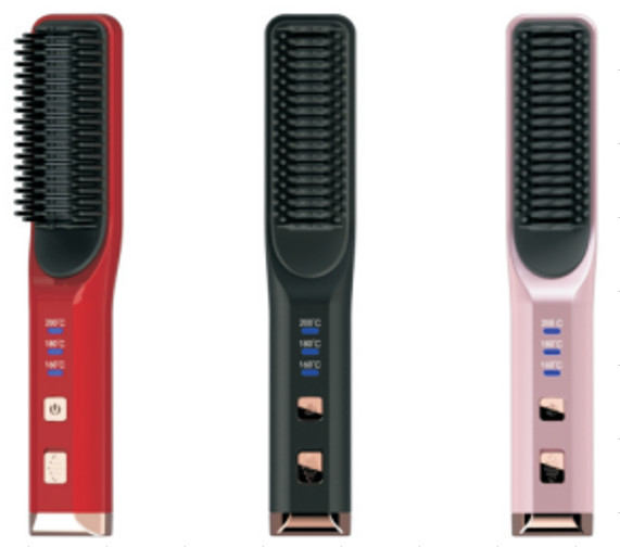 LCD Indicator 200 Degree Heated Straightening Brush