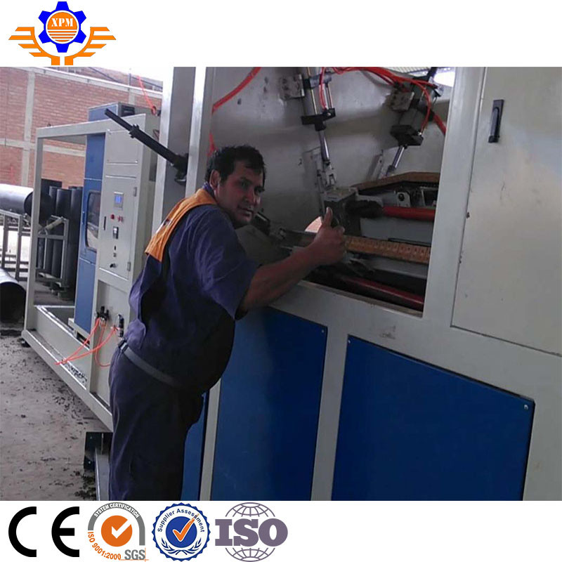 55Kw PVC Pipe Extrusion Line Wasted Water And Sewage Pipe Double Screw Extrusion Machine
