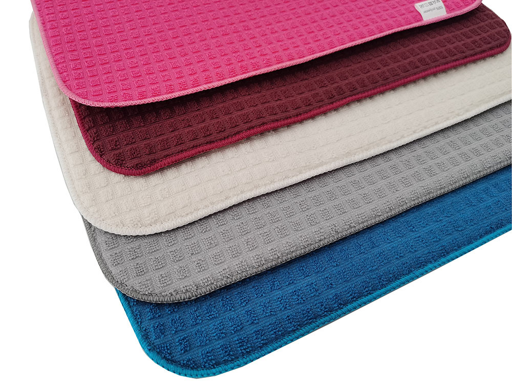 Absorbent Microfiber Kitchen Dish Drying Mat All Polyester