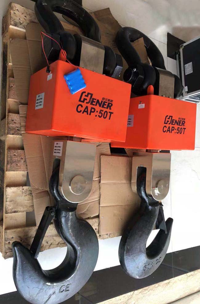 Stainless / Carbon Steel Hanging Crane Scale Electronic Digital Wireless 10 Ton