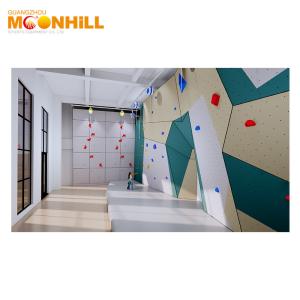 China Waterproof Rock Climbing Wall Panels Theme Park Fitness Rock Climbing Training Wall wholesale