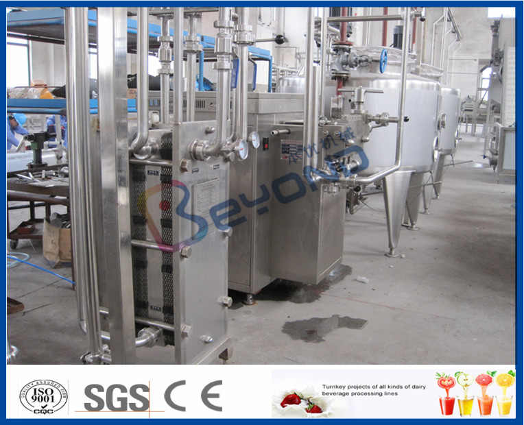 2TPH - 10TPH ISO Milk Production Process Milk Powder Making Machine With SS304 / SS316 Steel