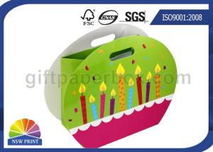 China Funny Round Shape Wrapping Paper Gift Bag / Luxurious Fashion Birthday Gift Paper Bags wholesale