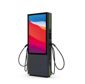 China 380V Dual Gun EVSE Charging Station 22KW 44kW Type 2 EV Cable EV Fast Charger wholesale