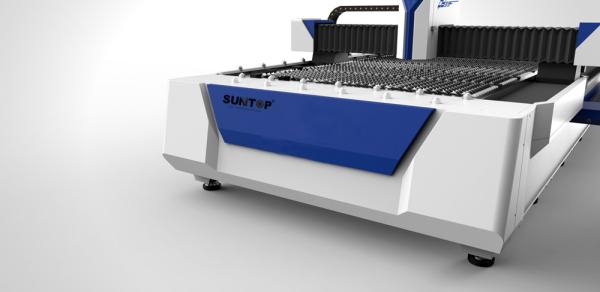 500watt Fiber Laser Cutting Machine for Ironware Industry , Cutting Size 1300 ×