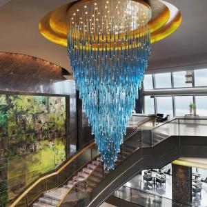 China Ceiling Mounted Hotel Lobby Chandelier For Hotel Drop Pendants wholesale
