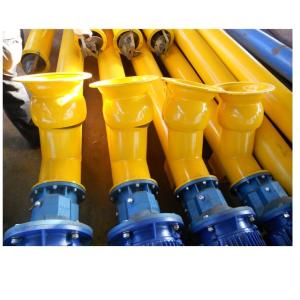 China Cement plant used carbon steel vertical 219mm screw conveyor for concrete mixing wholesale