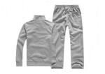 Personalised Youth Sports Uniforms , Grey Color 100% Cotton Team Athletic