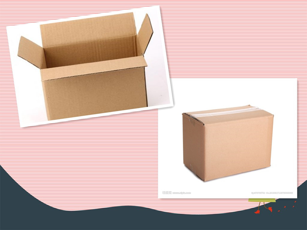 Customized Plain brown kraft Corrugated Pizza Box Packaging