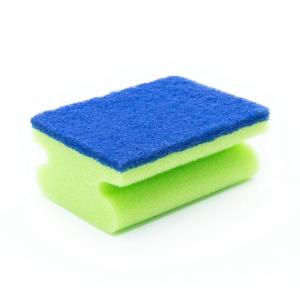 China kitchen cleaning green scrubbing pad sponge wholesale