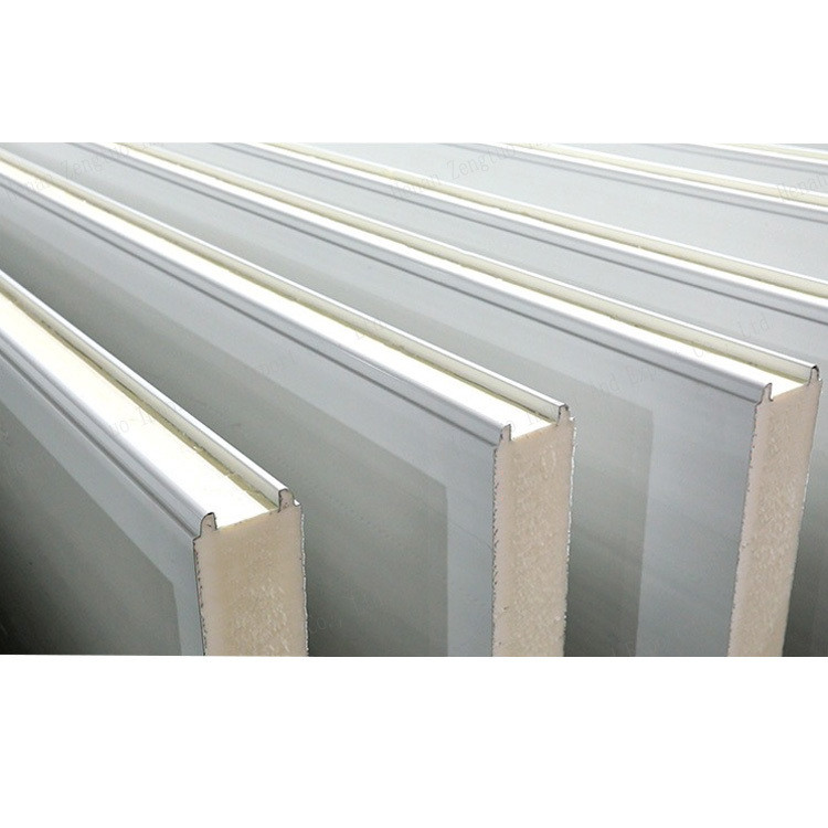 Polyurethane PU Sandwich Panel Insulated Roof Panel For Cold Room Wall System Design