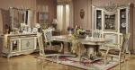 Villa Red Luxury Modern Dining Table Set American Style Dining Furniture