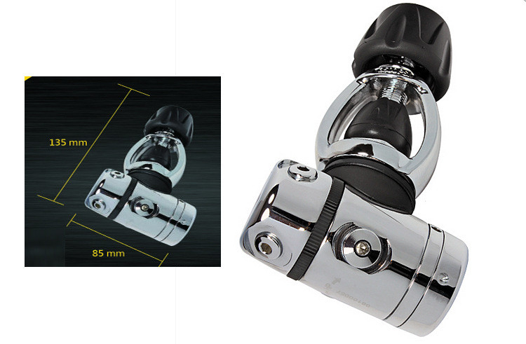 CE Lightweight Scuba Diving Regulator First Stage Plated Brass Material