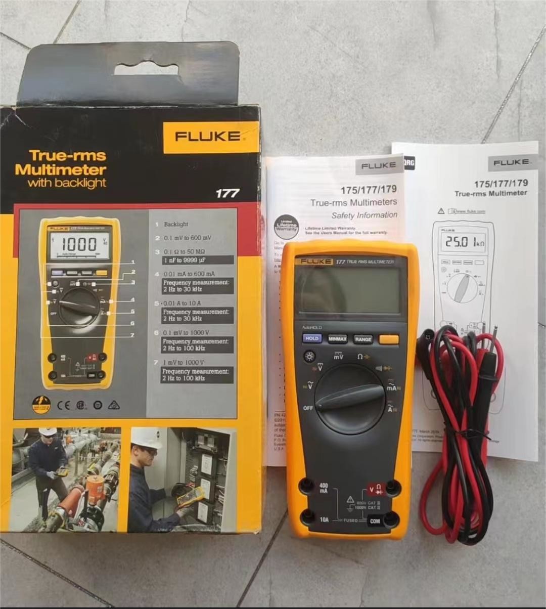 Fluke 177 Electronic Test And Measurement Equipment 10A True-RMS Digital Multimeter