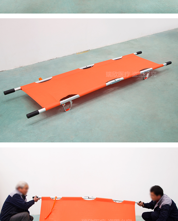 Rescue Folding Medical Stretcher Patient Collapsible Stretcher Ambulance