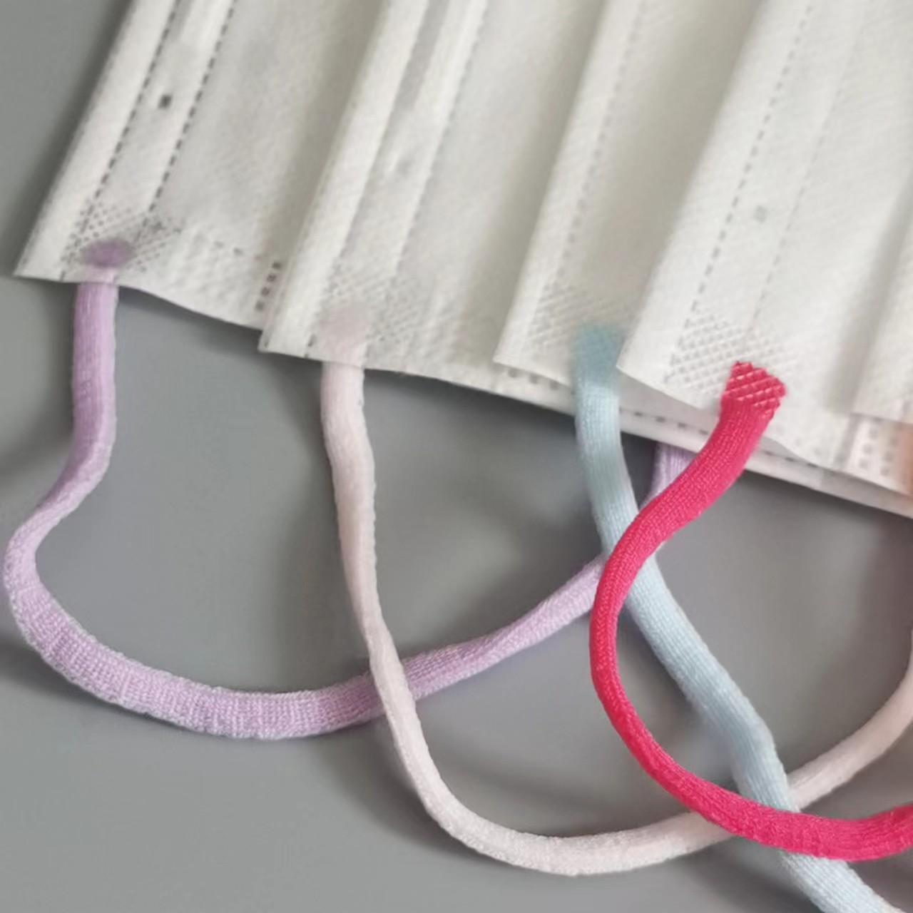 Super Soft Elastic Cord From Spandex Nylon Fabric String Fluffy Elastic Cord 5mm 6mm