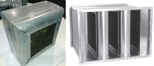 HVAC Damper Production Line, Ventilation Silencers Splitters Frame Machine