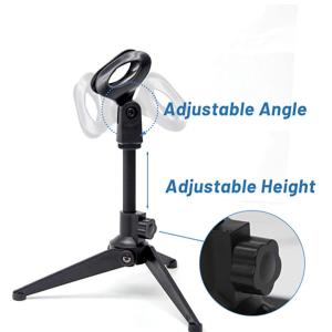 China ABS Desktop 6 Inch Microphone Stand For Condenser Mic wholesale