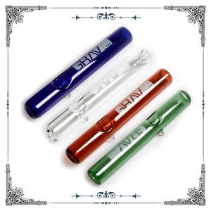 China 7 Inches Steamrollers Smoking Glass Tube , Pocket Smoking Hand Pipes wholesale