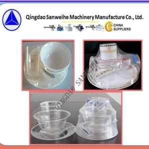 China PLC Control Automatic Shrink Packaging Machine Swd 2000 Tableware Packaging Machine wholesale