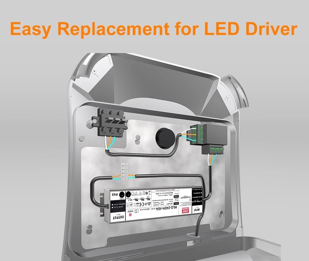 Easy Replacement Waterproof LED Street Lights With Power Off Protection